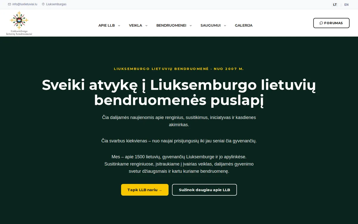 Nettsiden Lietuva.lu