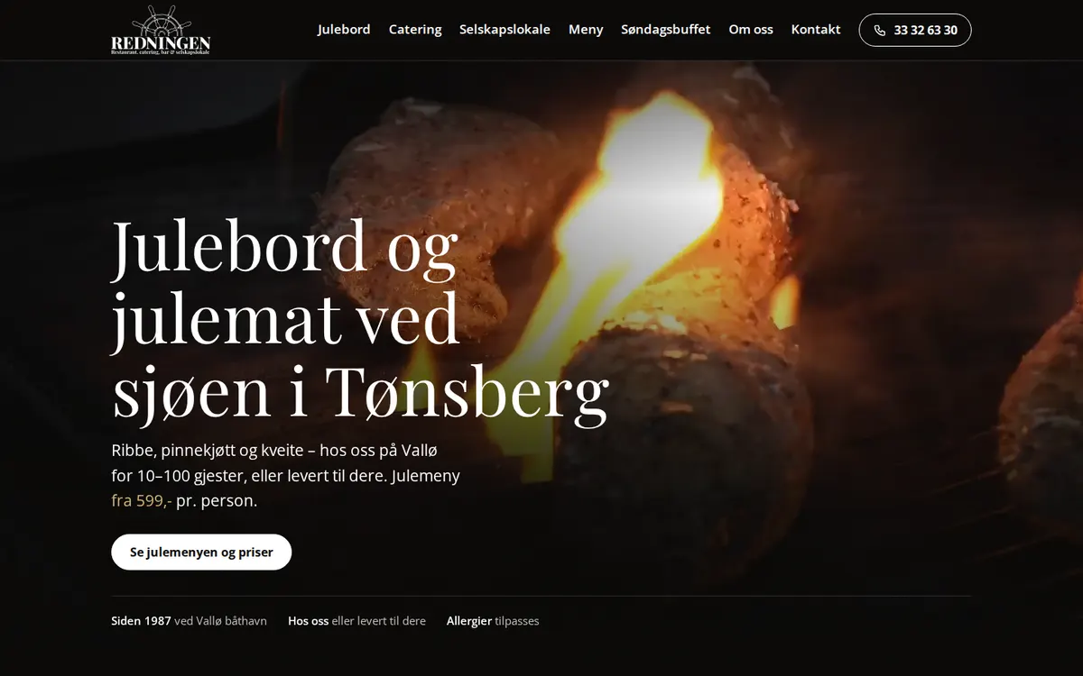 Nettsiden til Redningen